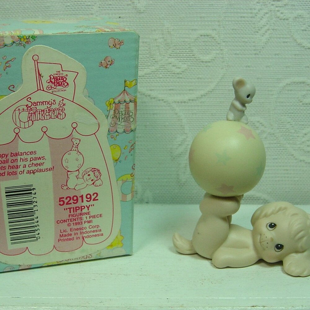 Precious Moments figurine-Tippy from Sammy's Circus-1993